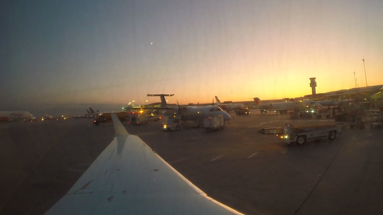 BEAUTIFUL SUNSET LANDING | Pittsburgh to Toronto | Air Canada CRJ-200LR (C-GKEZ)
