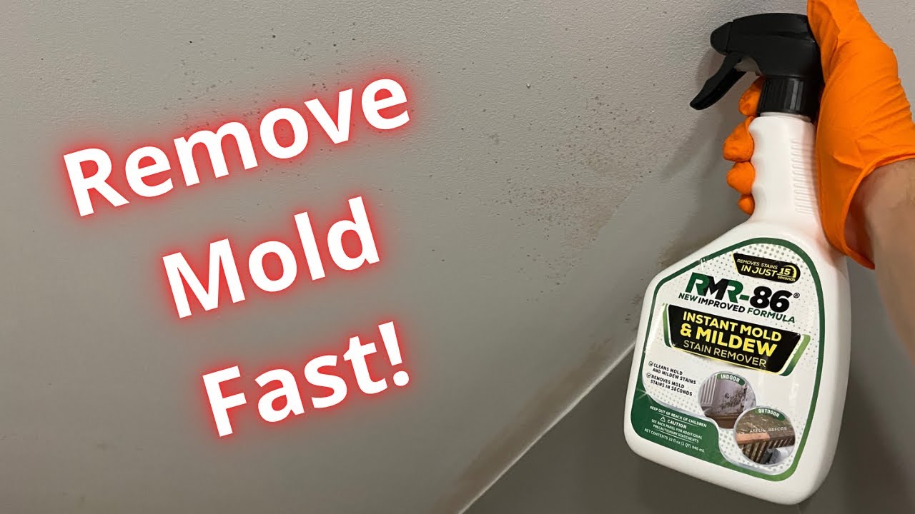 Remove mold and mildew fast with this! RMR-86 mold and mildew remover.