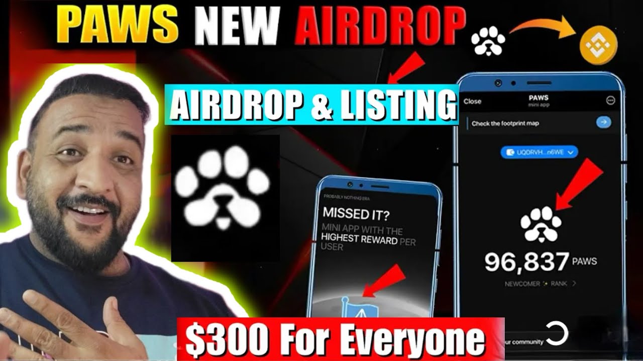 Paws 🐾 Paws airdrop update | Paws airdrop withdrawal | paws airdrop real or fake?