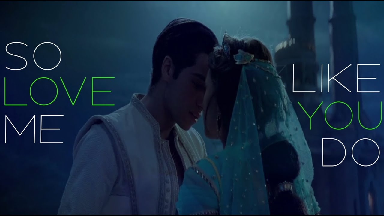 Love me like you do X Aladdin (LYRICS)