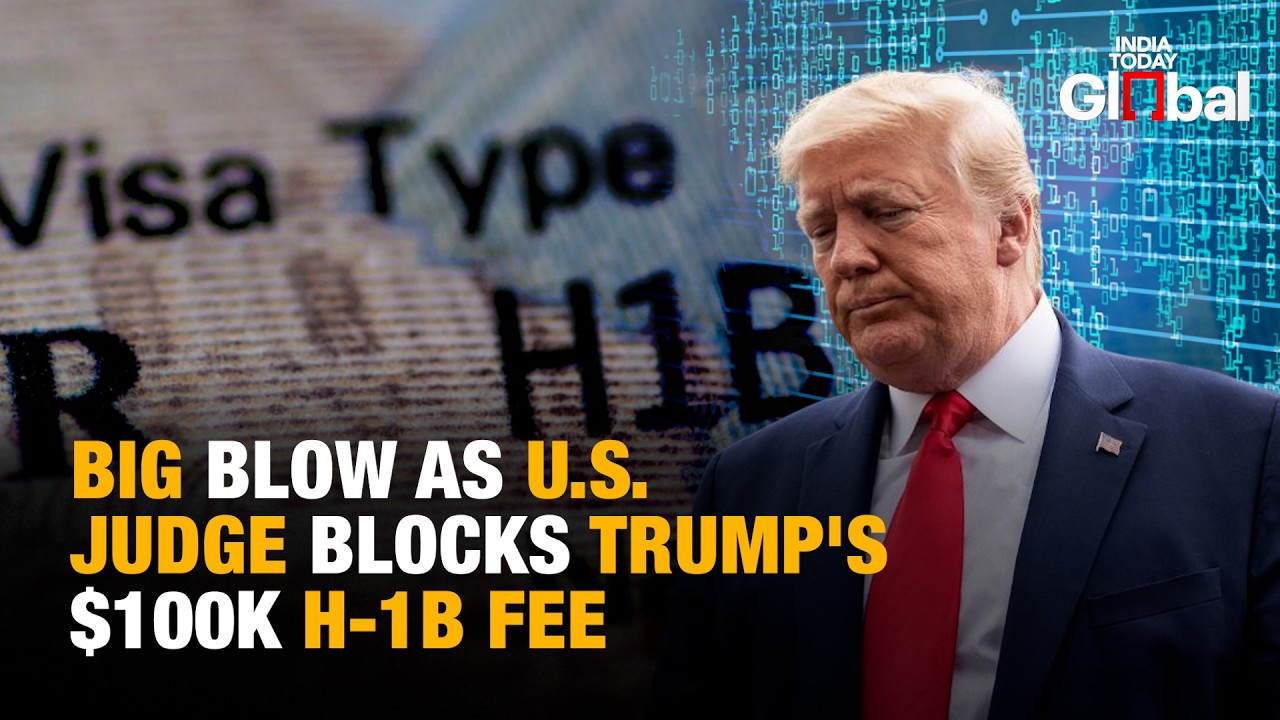 Trump Suffers Another Court Defeat As US Judge Strikes Down $100K H-1B Visa Fee | US News