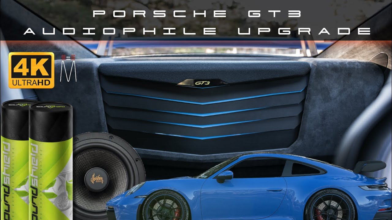 Porsche GT3 — индивидуальная модернизированная стереосистема ОБЪЯСНЕНИЕ!