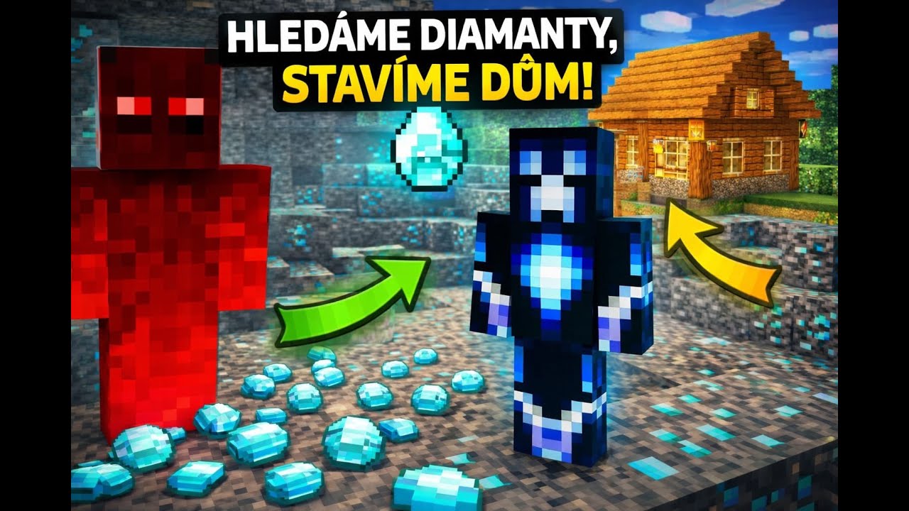 DIAMANTY!!?? Minecraft survival s @superspeedYCZ969