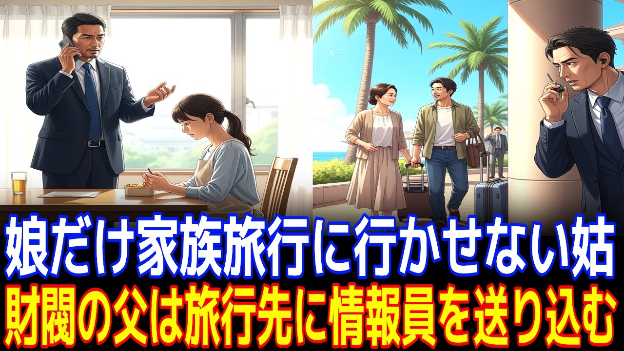 娘だけ家族旅行に行かせない姑。財閥の父は旅行先に情報員を送り込む