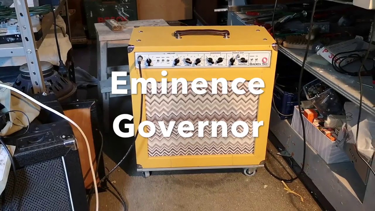 Dumble clone speaker comparison. Eminence S.T. vs Eminence Governor vs Fane Medusa vs Luca Fanti