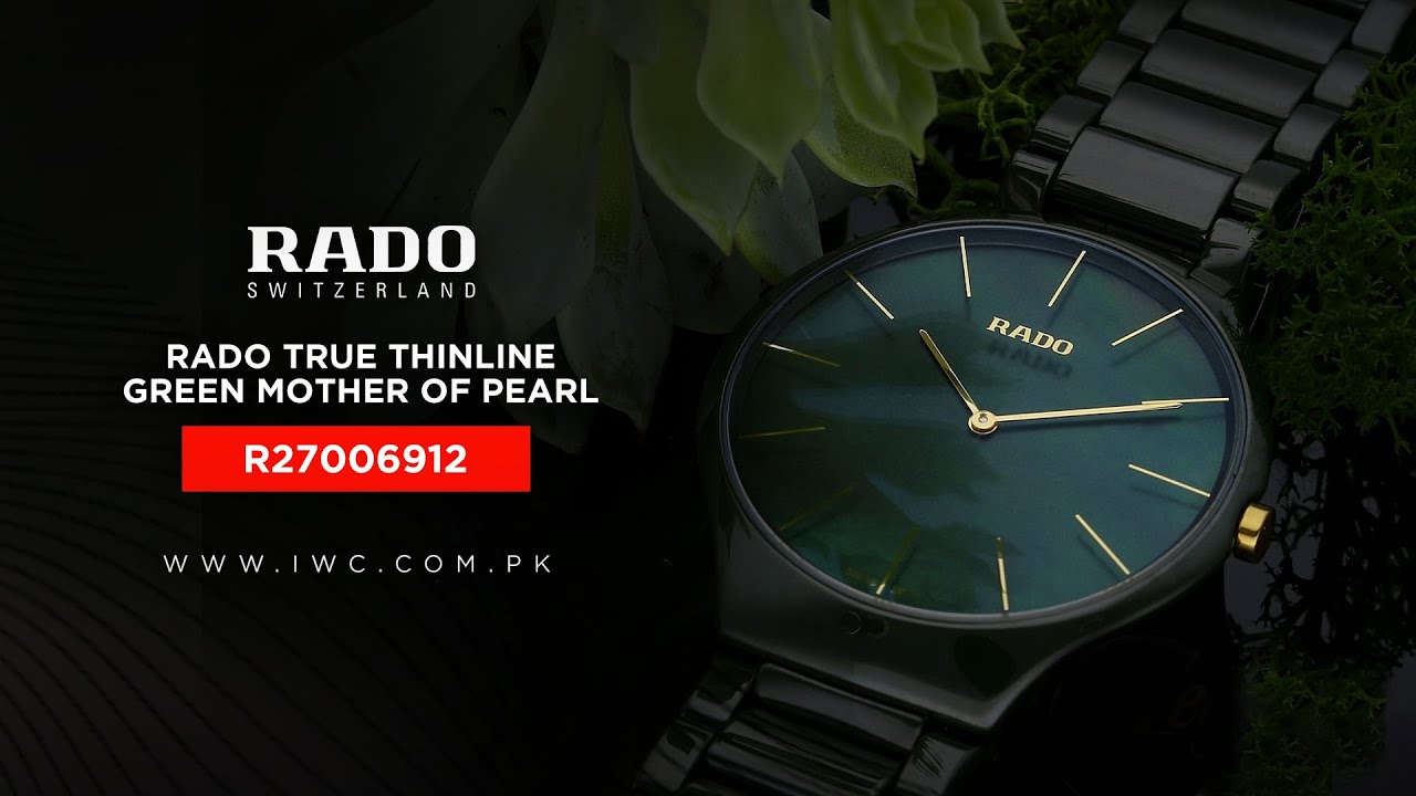 #Rado True Thinline Green Mother of Pearl Dail #Unisex #Watch &ndash; R27006912