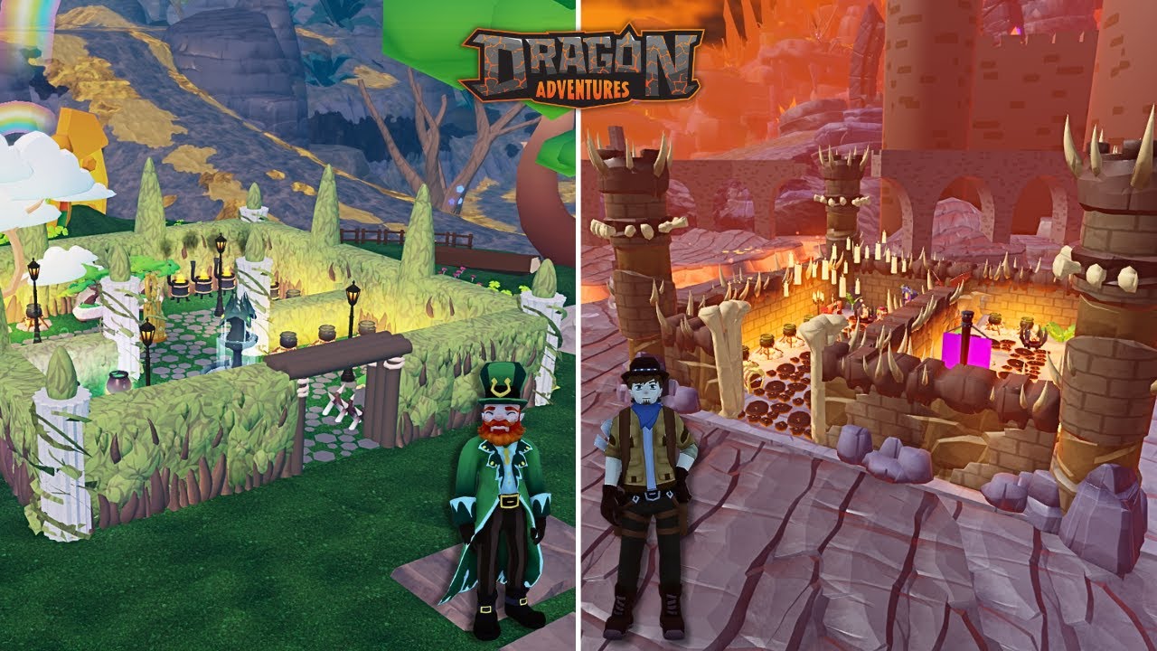 Используйте эти здания, чтобы создать крутые базы в Roblox Dragon Adventures!