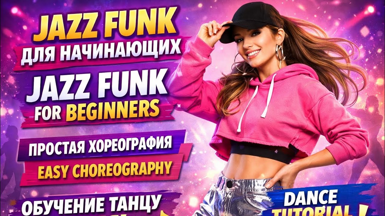 Jazz Funk для начинающих | Простая хореография | Обучение танцу с нуля. Dance Tutorial from Scratch