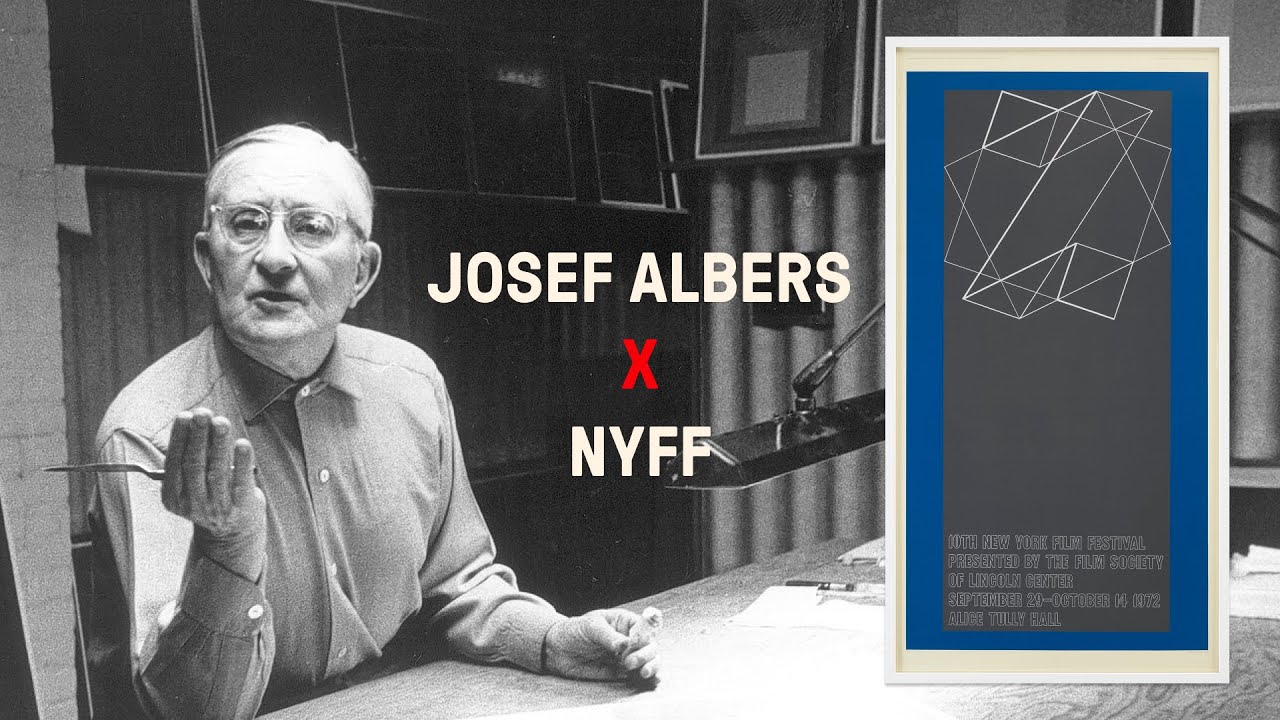 Josef Albers' 1972 New York Film Festival Poster - Metrograph Editions