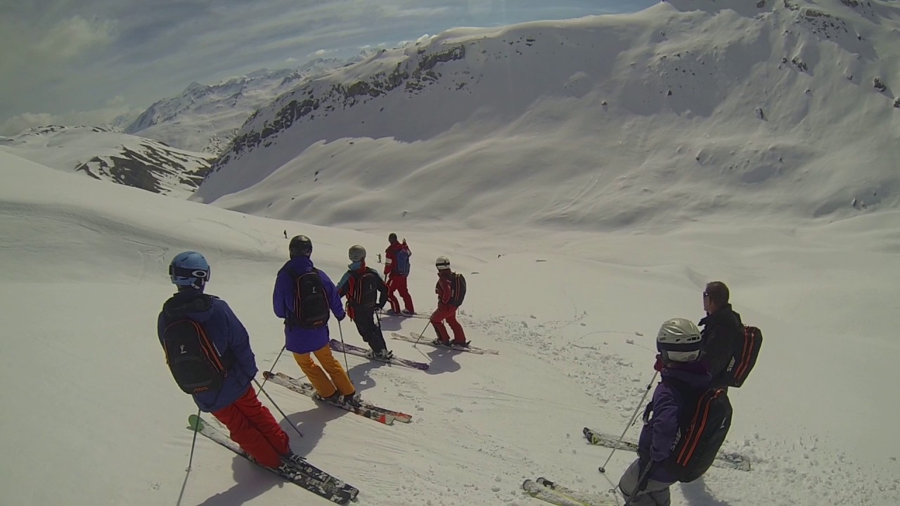 Val d'Isere off-piste. Tour du Charvet. 11th April 2017.