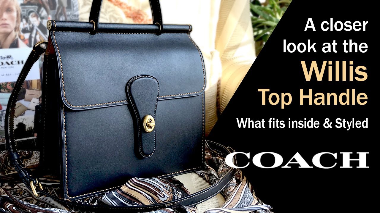A CLOSER LOOK at the COACH® WILLIS TOP HANDLE | What Fits Inside & Styled | Mod Shots