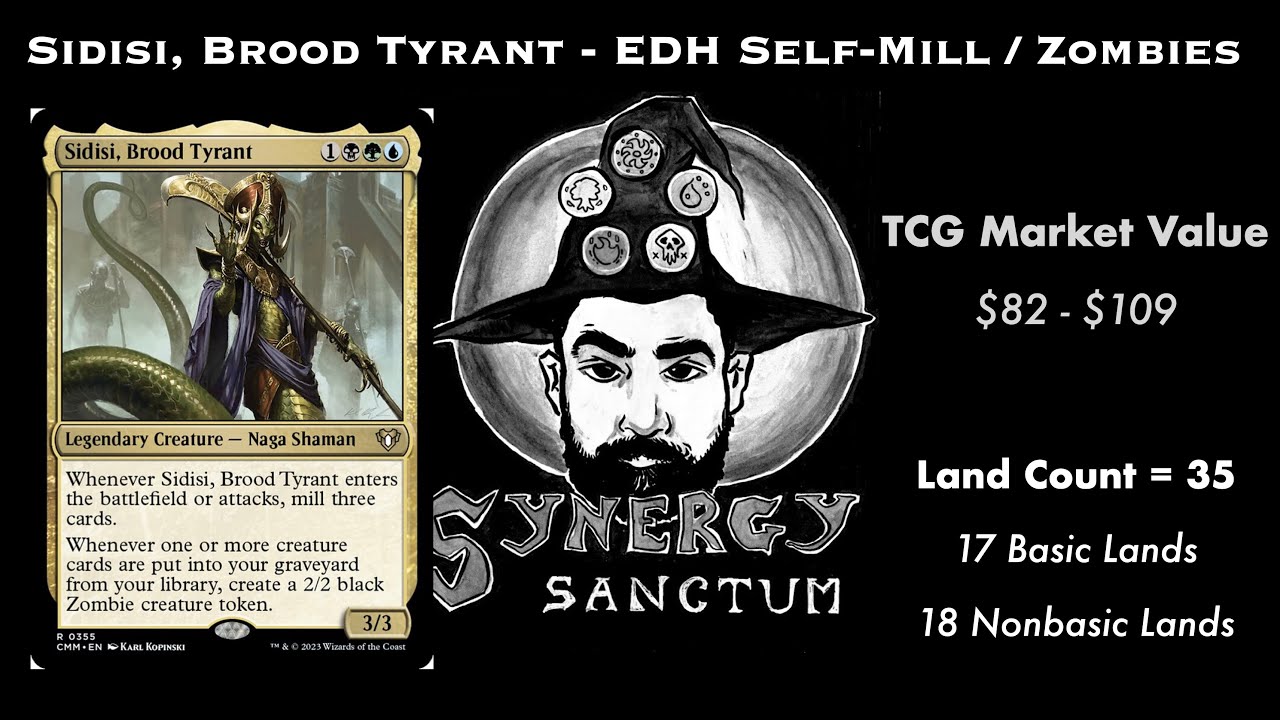 Сидиси, тиран выводка - EDH Self-Mill / Zombies Deck Tech