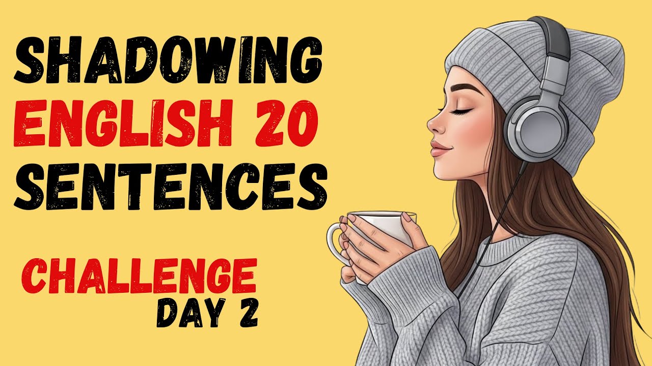 Shadowing English Speaking Practice🎙️ || Day 2 English Speaking Challenge  | 🚀Boost Your English