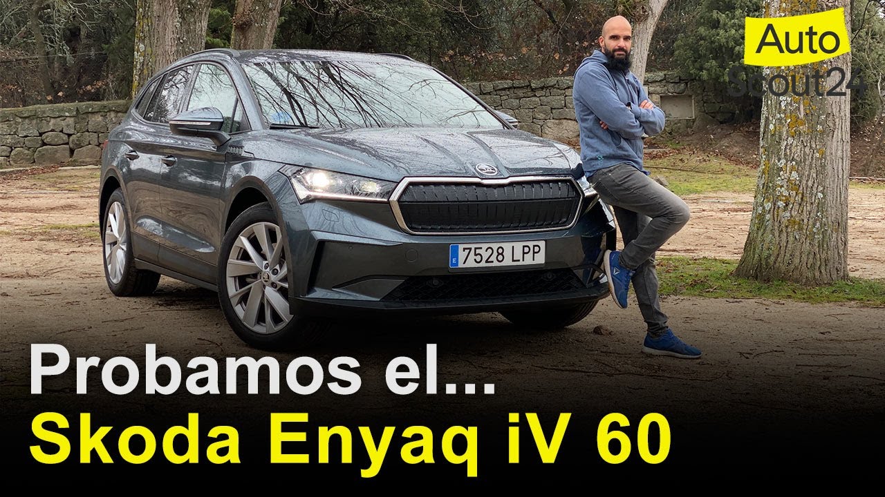 Skoda Enyaq iV 60: SUV ELÉCTRICO | Prueba / Review en español | #AutoScout24