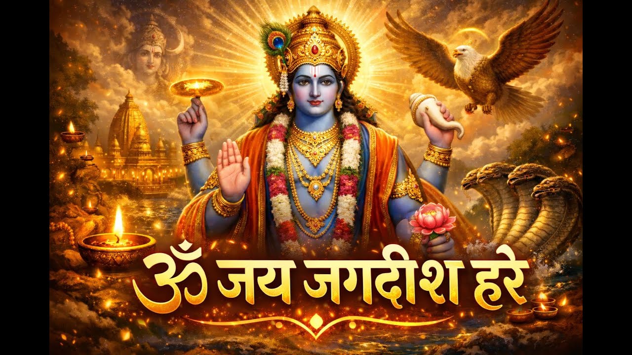 Om Jai Jagdish Hare | Vishnu Aarti | ॐ जय जगदीश हरे | Vishnu Aarti