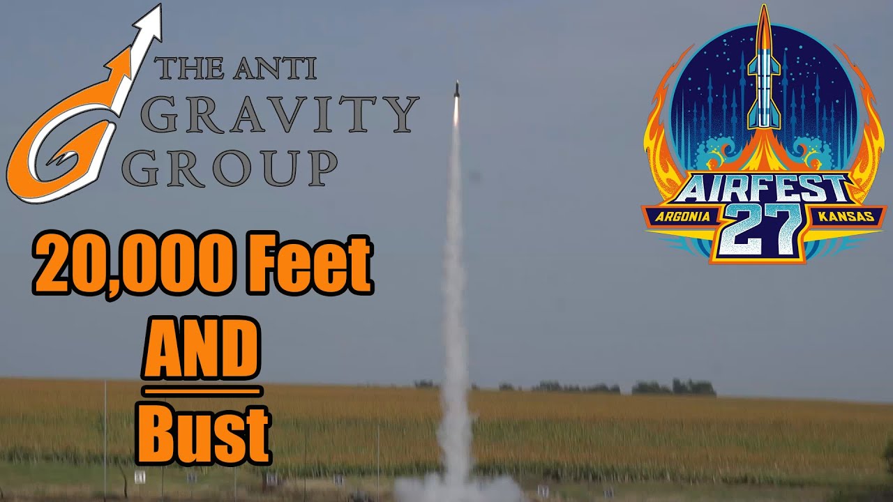 Lost My High Altitude High Power Rocket | Anti Gravity Group Airfest 27 Vlog