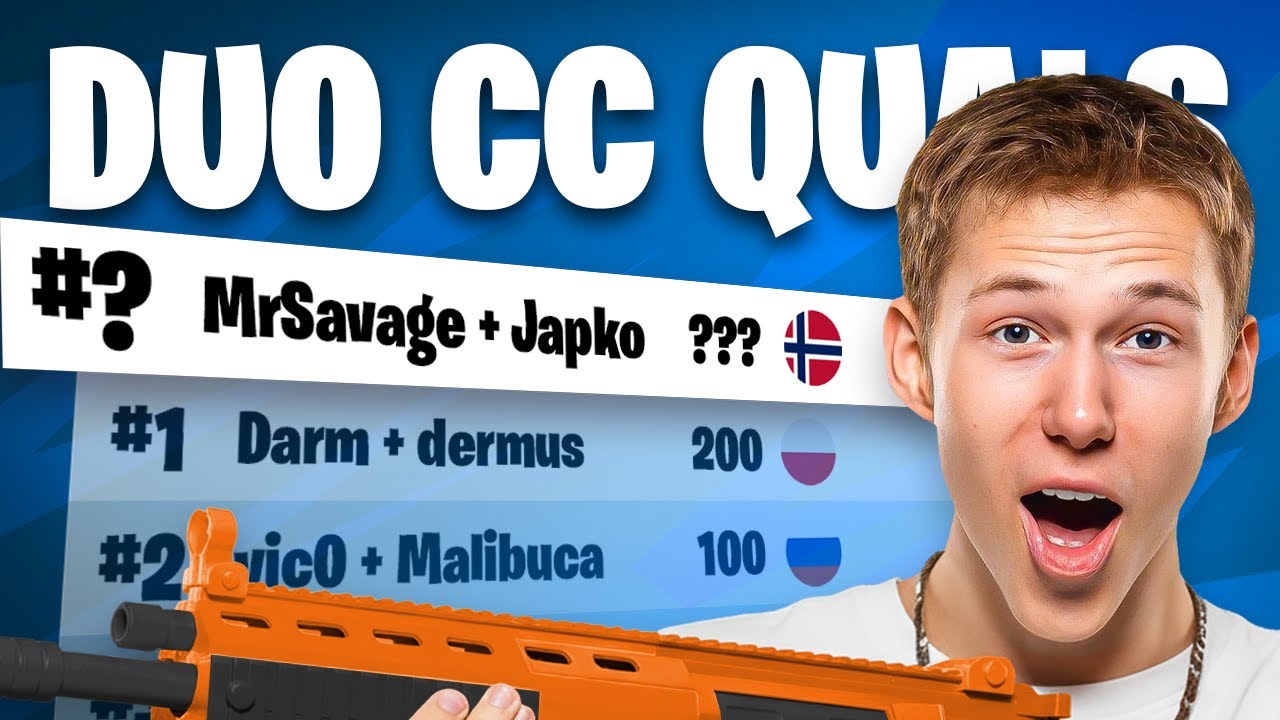 Duo Cash Cup Qualifiers with Japko (Full Gameplay)