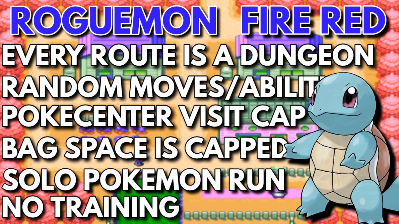 (A3) Pokemon Firered Natdex Roguemon 269+ ATTEMPTS