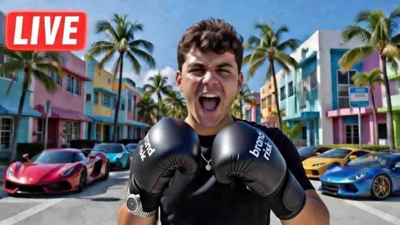 STABLE RONALDO LIVE STREAM NO ADS !! IRL IN MIAMI FL + ADIN ROSS’S BRAND RISK AFTER PARTY ?!! 🥊🌴🌊