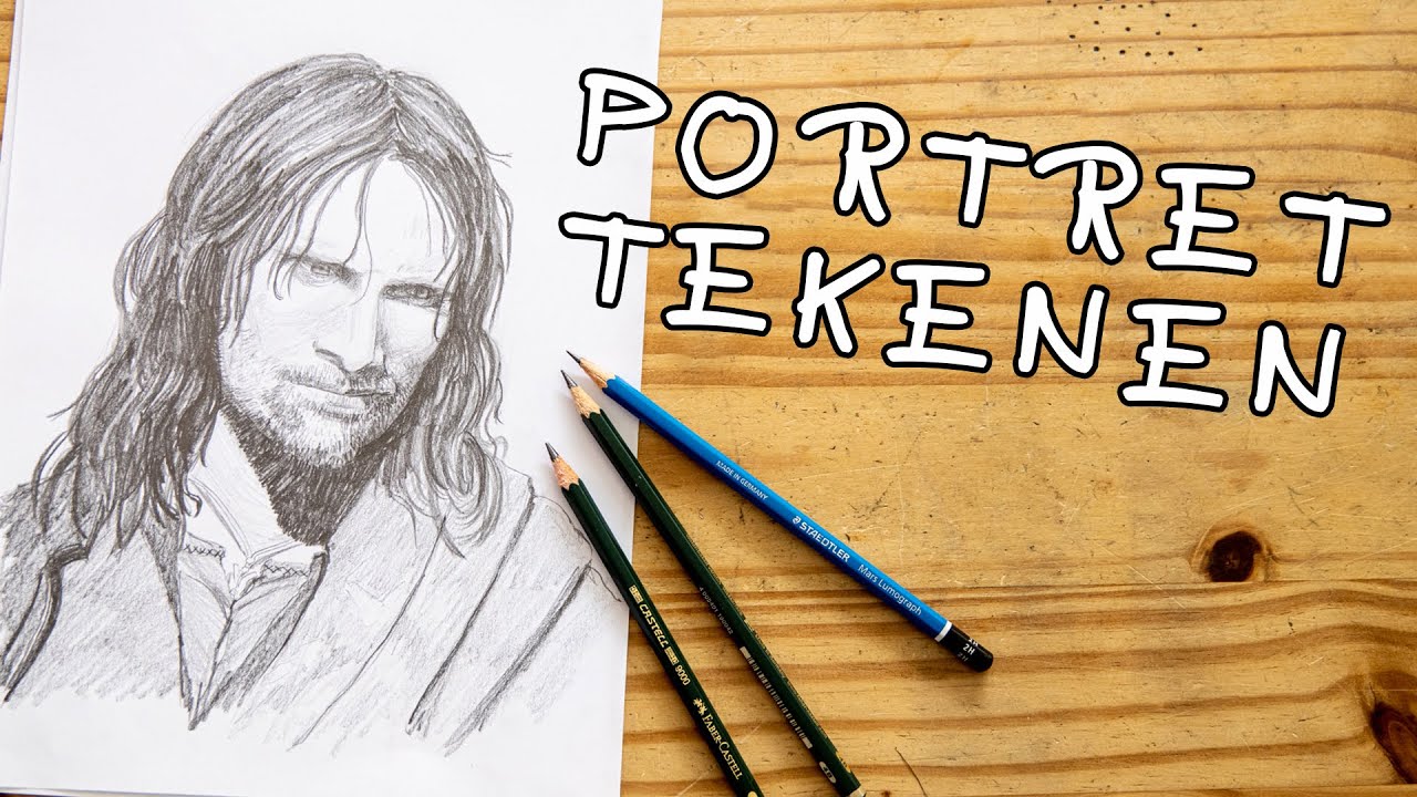🎨 PORTRET tekenen | Gelijkenis vinden | Basis tips | Robin Rozendal