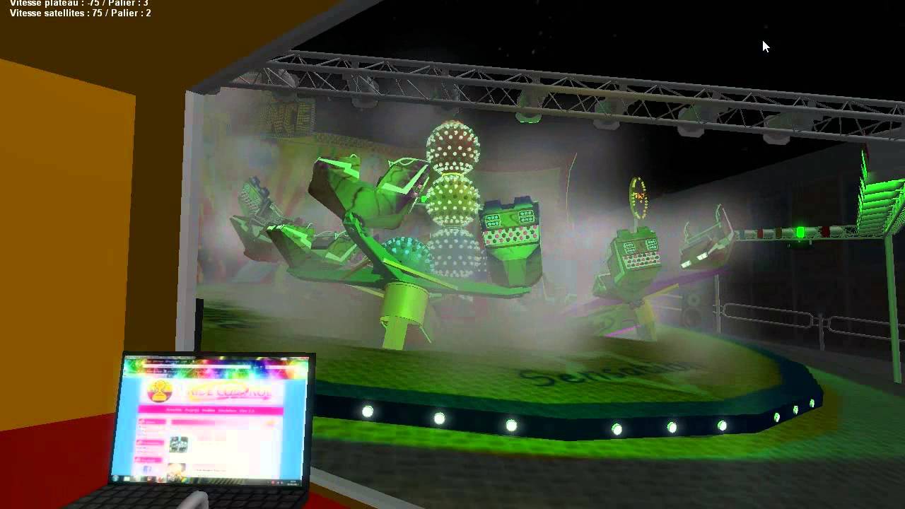 Simulation de manège sur RideControl ! Le Break Dance Extreme !