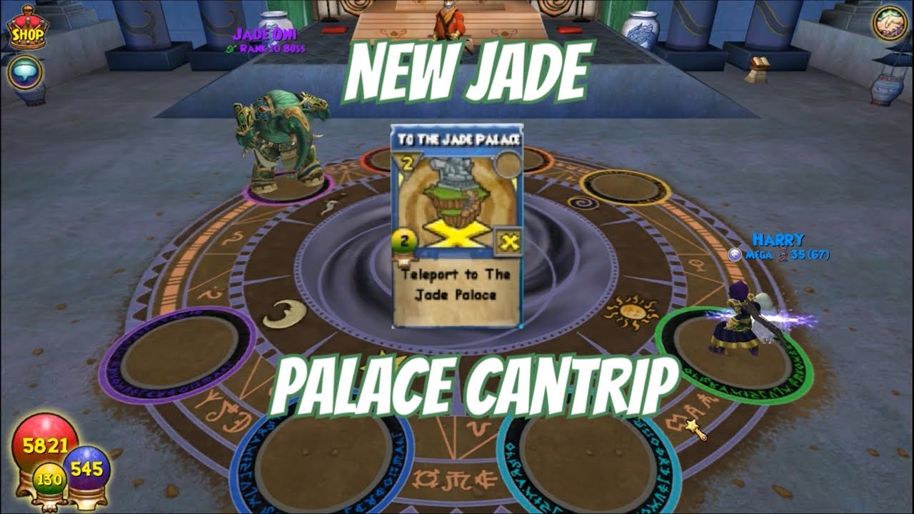 Wizard101: FARMING JADE ONI FOR THE MOOSHU CANTRIP!
