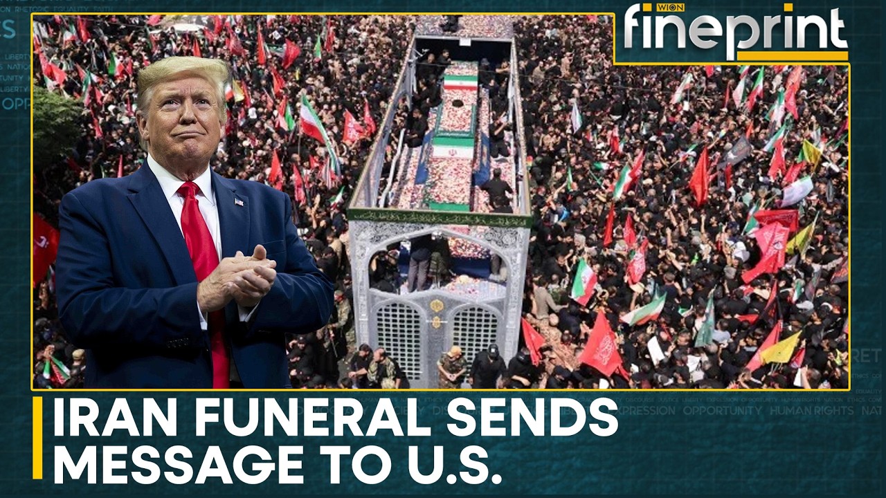Khamenei Funeral: 'Death To America' And Anti-Trump Chants Echo Across Tehran Procession | WION