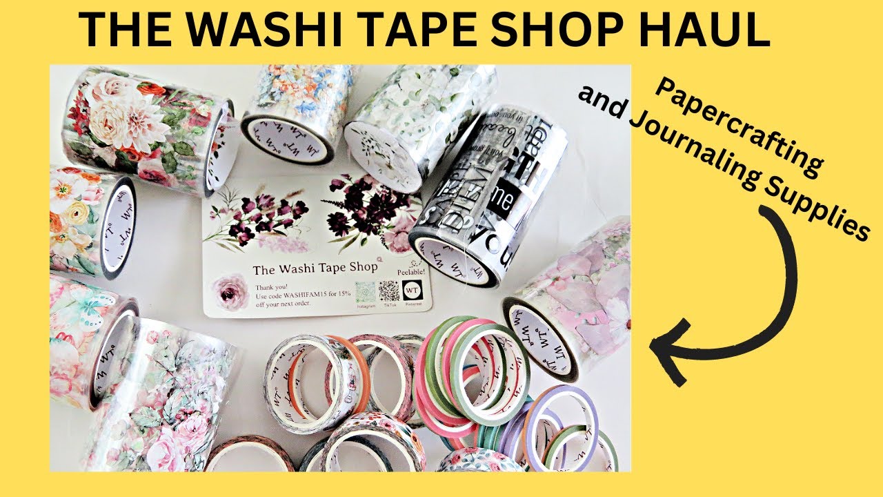 The Washi Tape Shop Haul - New May Spring Bloom Bundle