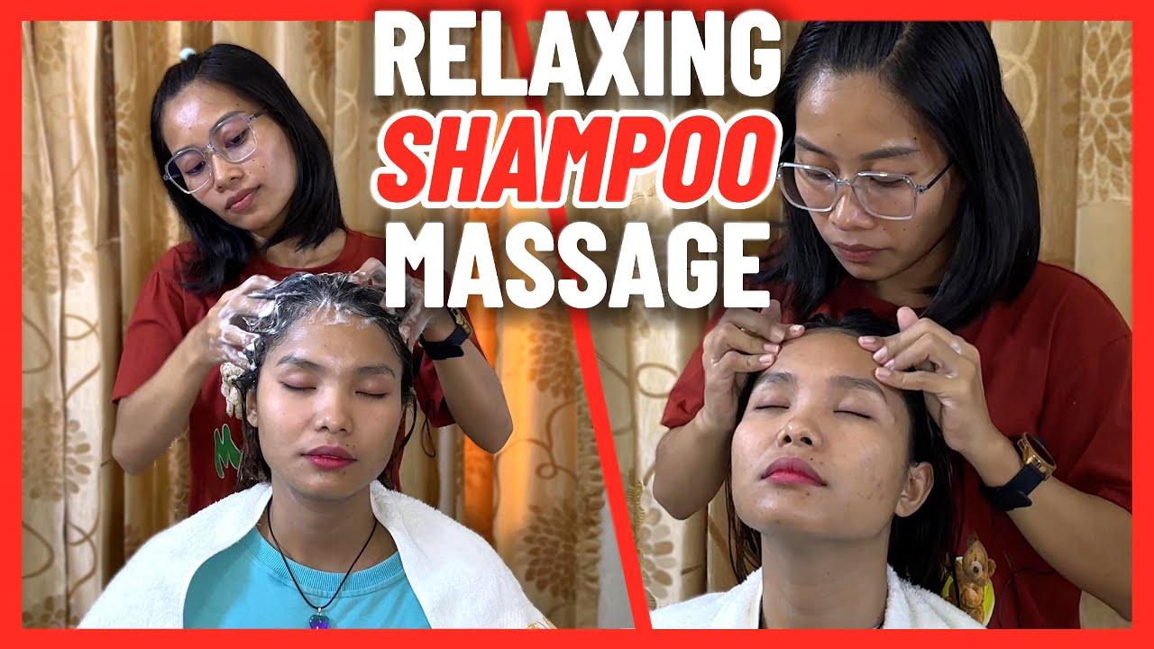 ASMR Relaxing Shampoo Massage | Shampoo Massage for Guest