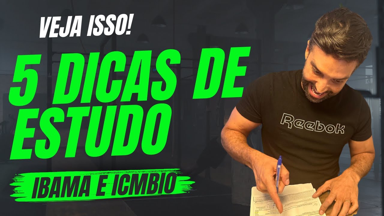 5 DICAS de estudo para os concursos do IBAMA e ICMBIO