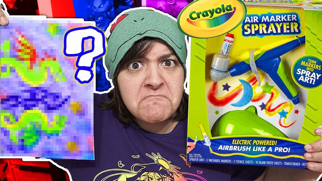 DON'T BUY? 8 REASONS WHY CRAYOLA AIR BRUSH SPRAY KIT is NOT worth it SaltEcrafter #54