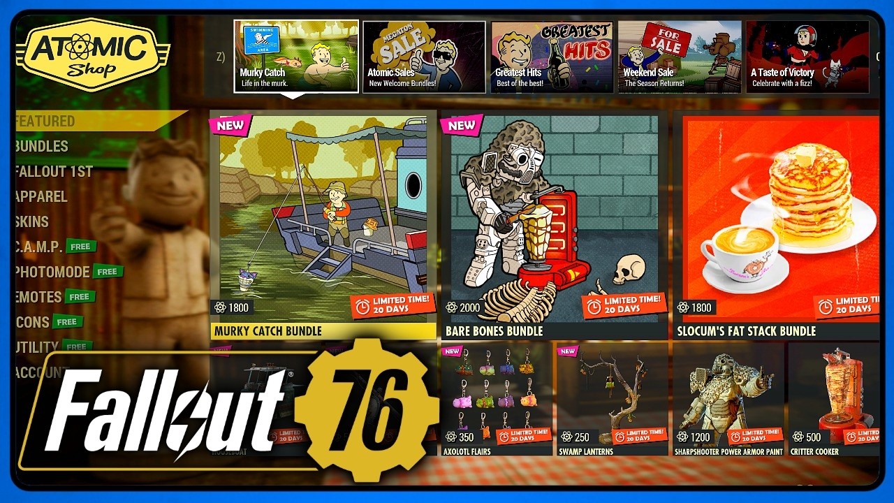 Atom Shop (June 30) - Fallout 76