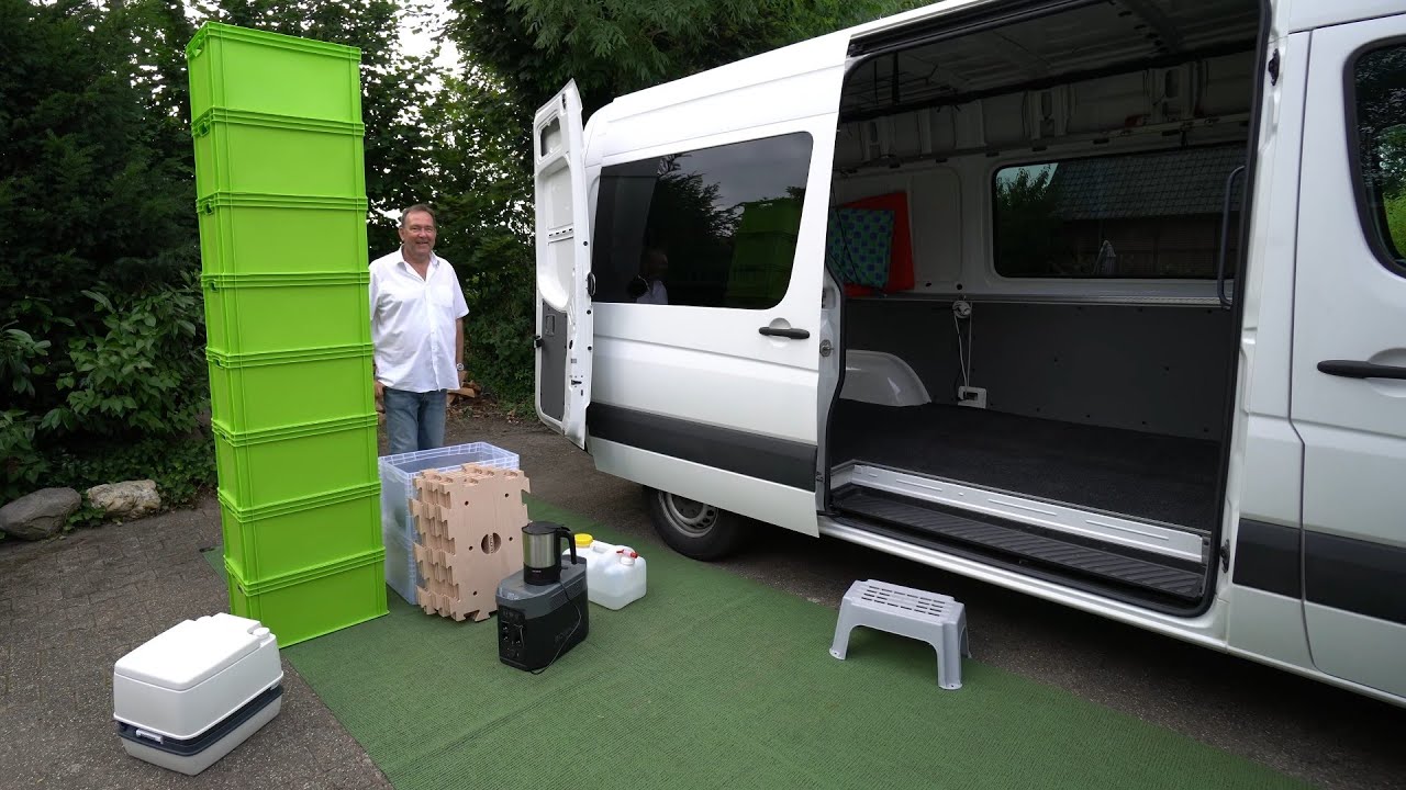 OWOMO HANDWERKSMEISTER Olaf (51) ERFINDET 10 MIN. WOHNMOBIL MIT NUR 8 EUROBOXEN! Unglaublich!