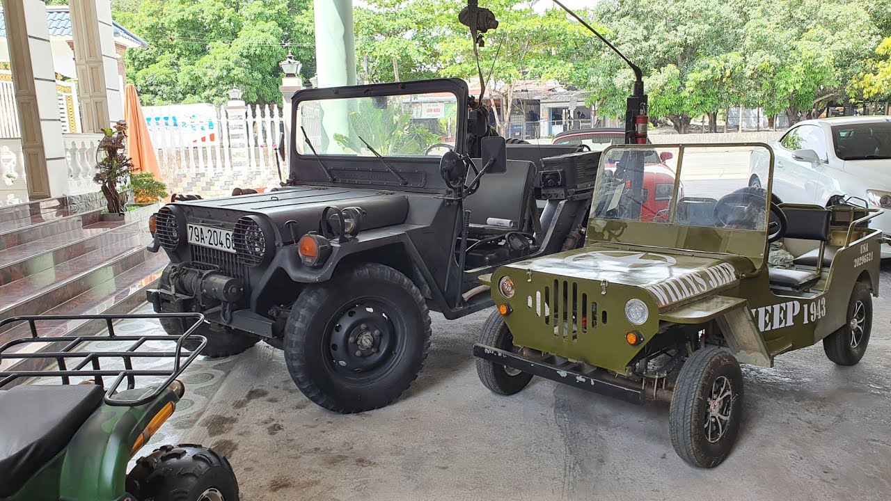 Thanh lý xe jeep tự chế.lần đầu đi giao xe gặp phải anh khách đam mê sưu tầm xe độc