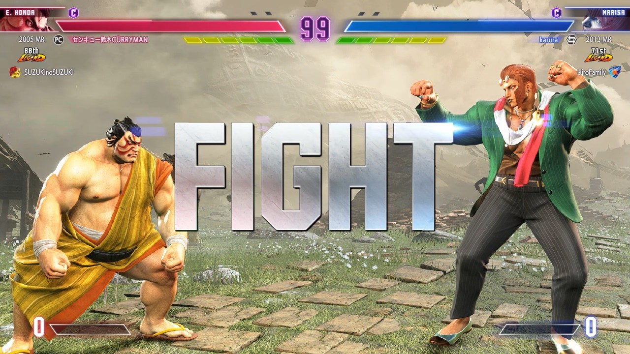 Street Fighter 6 🔥 CURRYMAN (#2 Ranked E.Honda) Vs KARURA (#2 Ranked Marisa)🔥SF6 High Level Matches!
