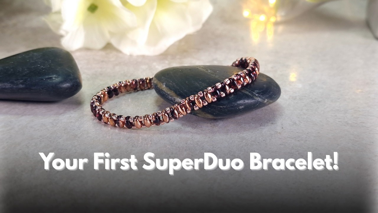 SuperDuo Beaded Bracelet Tutorial &ndash; Easy & Elegant DIY for Beginners!