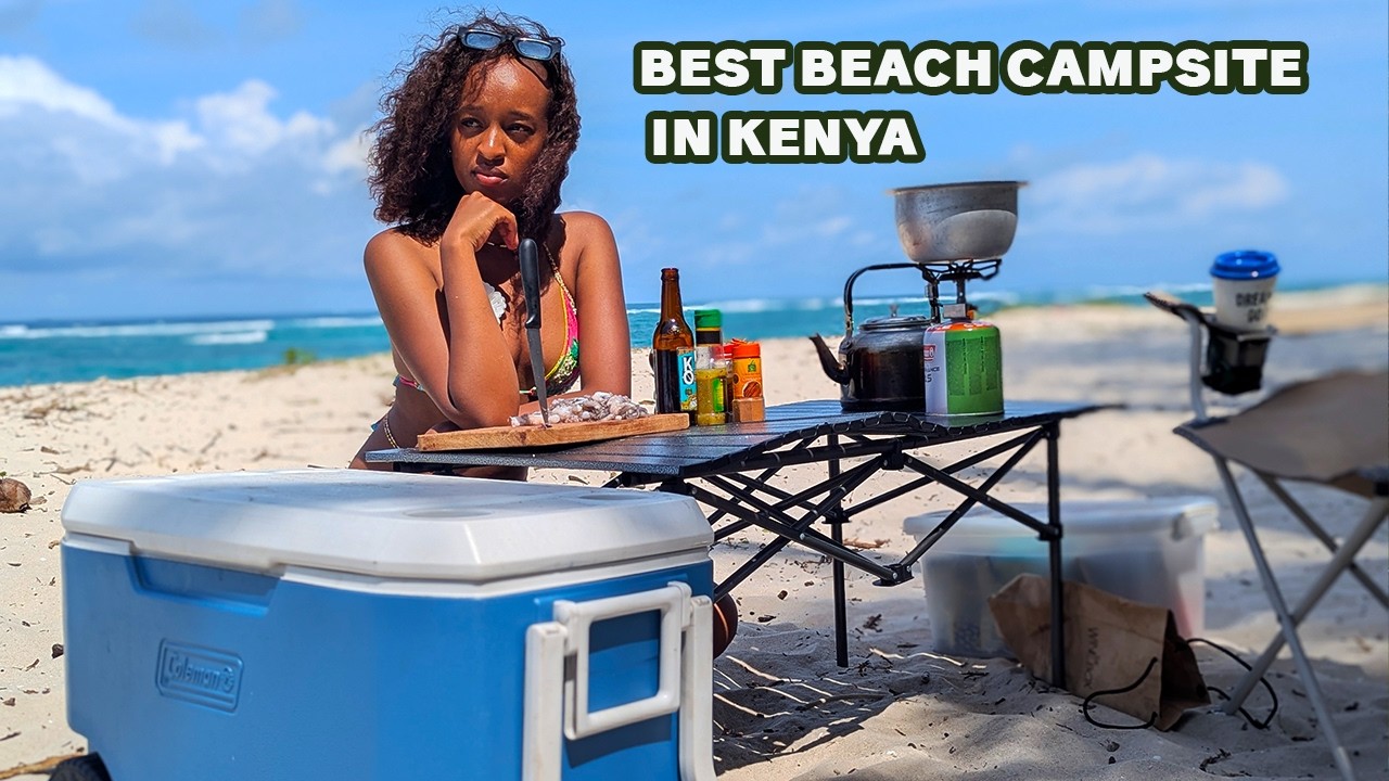 Camping at Kenya’s Most Beautiful Beach – Diani ⛺🌊