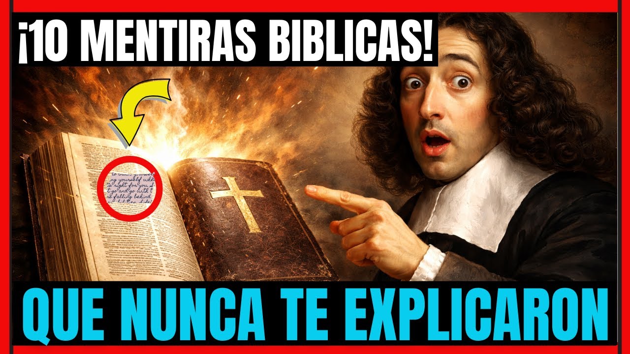 💥10 MENTIRAS BIBLICAS que Sostienen Siglos de MIEDO -  Spinoza lo Explica.