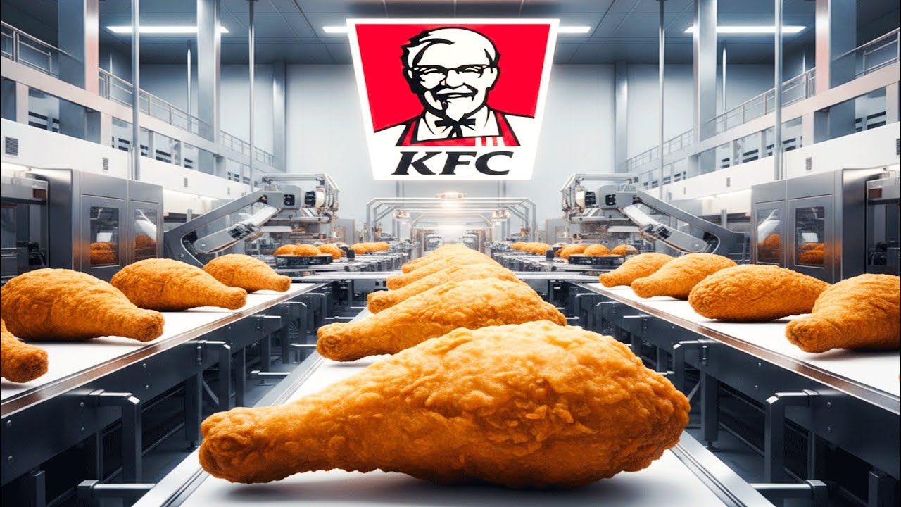 Inside a KFC Factory: From Fresh Chicken to Golden Crispy Perfection (Complete Process)