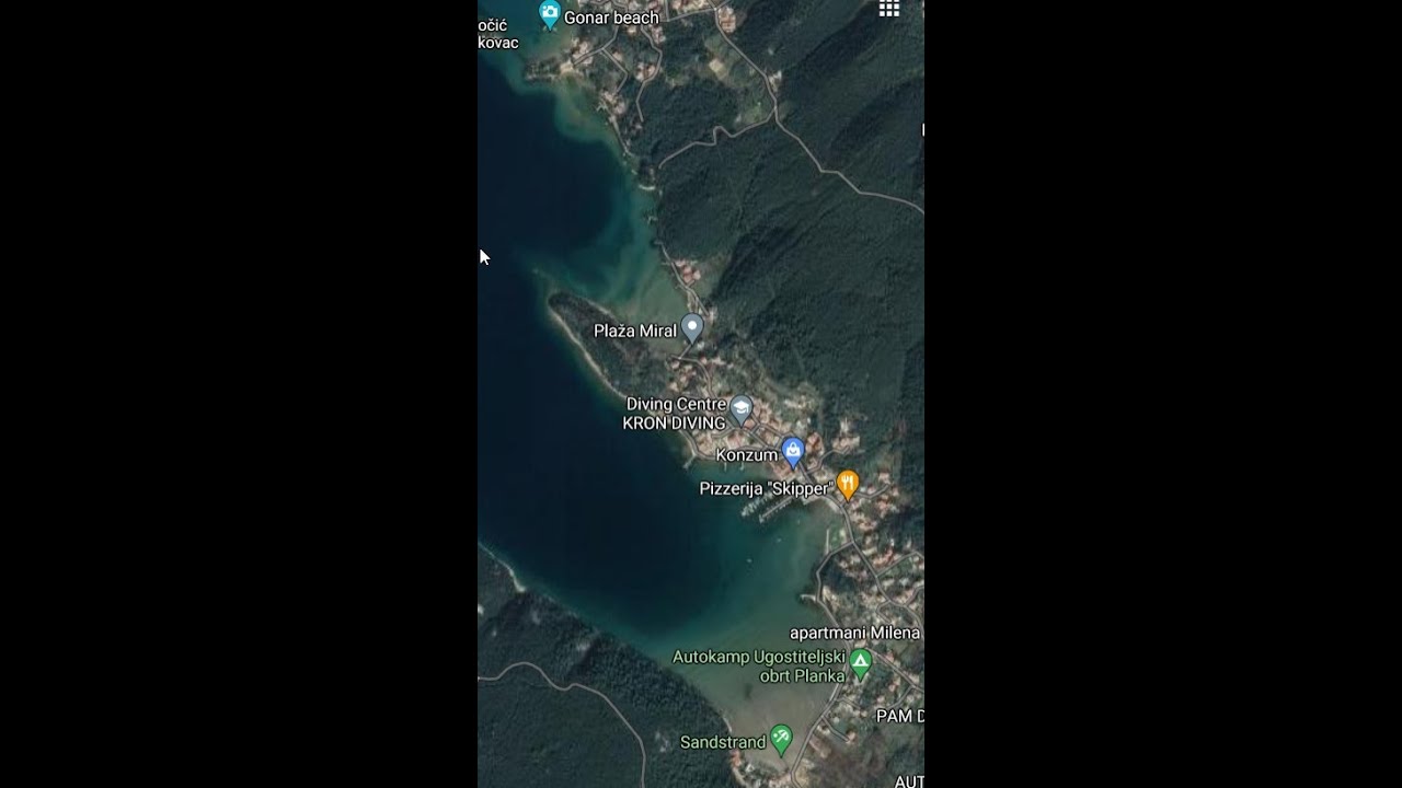 Insel RAB, mit dem Fahrrad von GONAR nach KAMPOR (Sandstrand), immer am Meer entlang