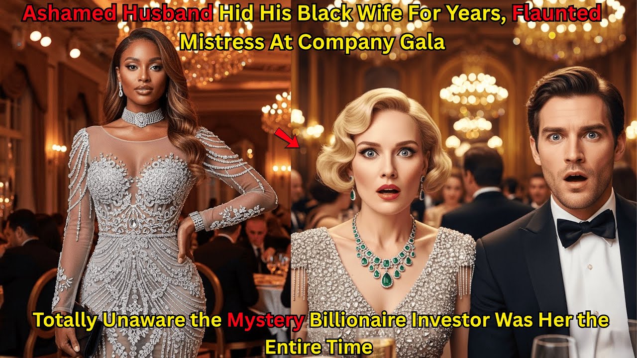 Ashamed Husband Hid Black Wife, Flaunted Mistress at Gala—Unaware the Mystery Investor Was Her.