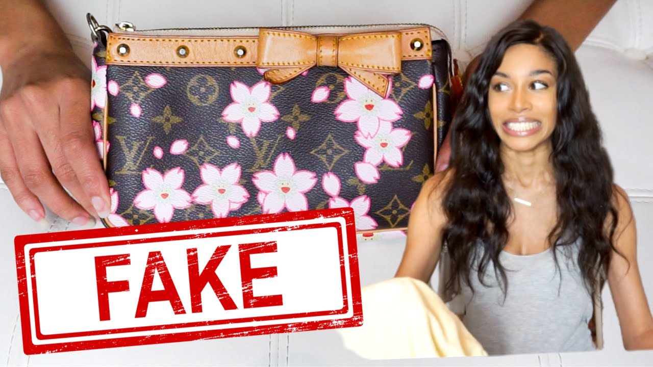 Определите подделку 🕵🏽&zwj;♀️ Сумка-кошелек Louis Vuitton | Реплика винтажной сумки LV Murakami | KWS...