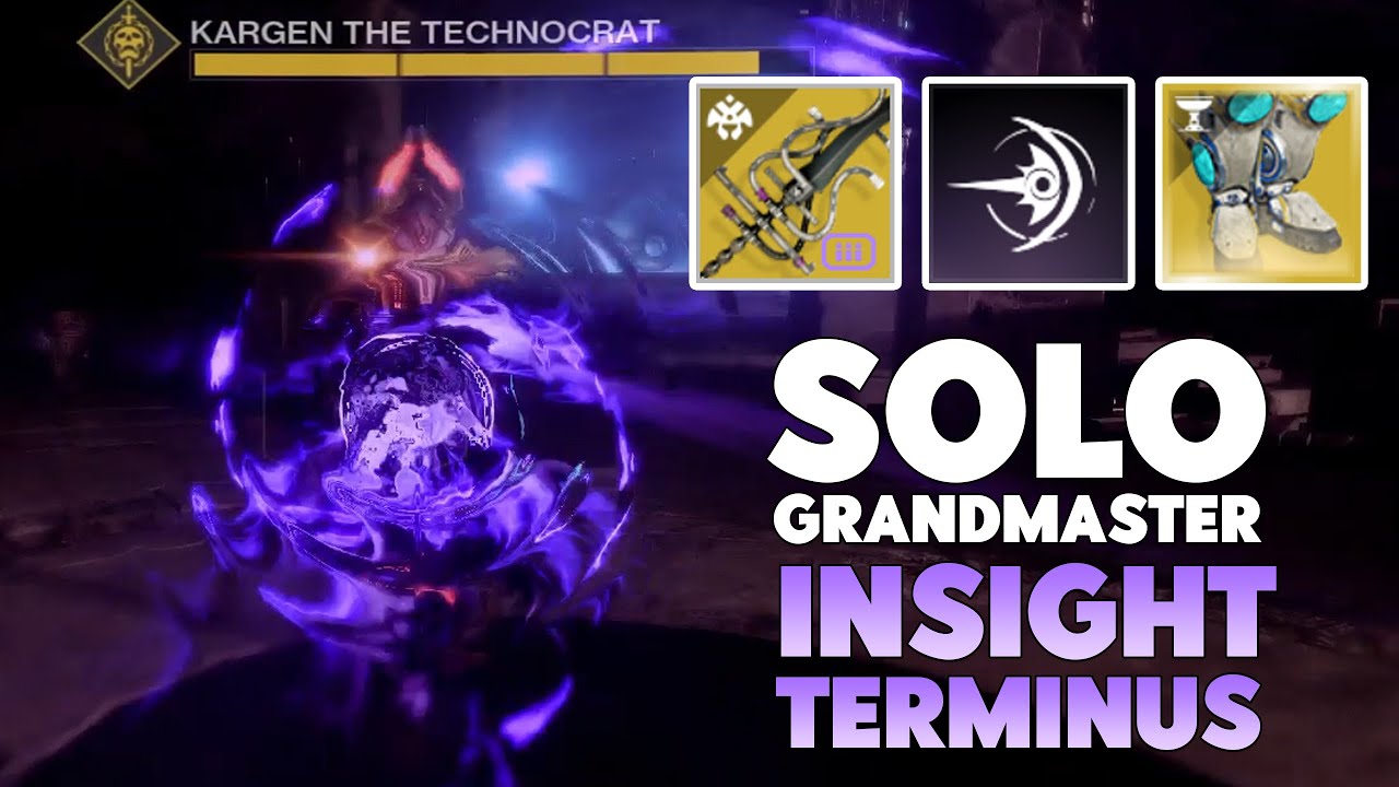 Solo Grandmaster Insight Terminus with Shield Bashes (Season of the Seraph)