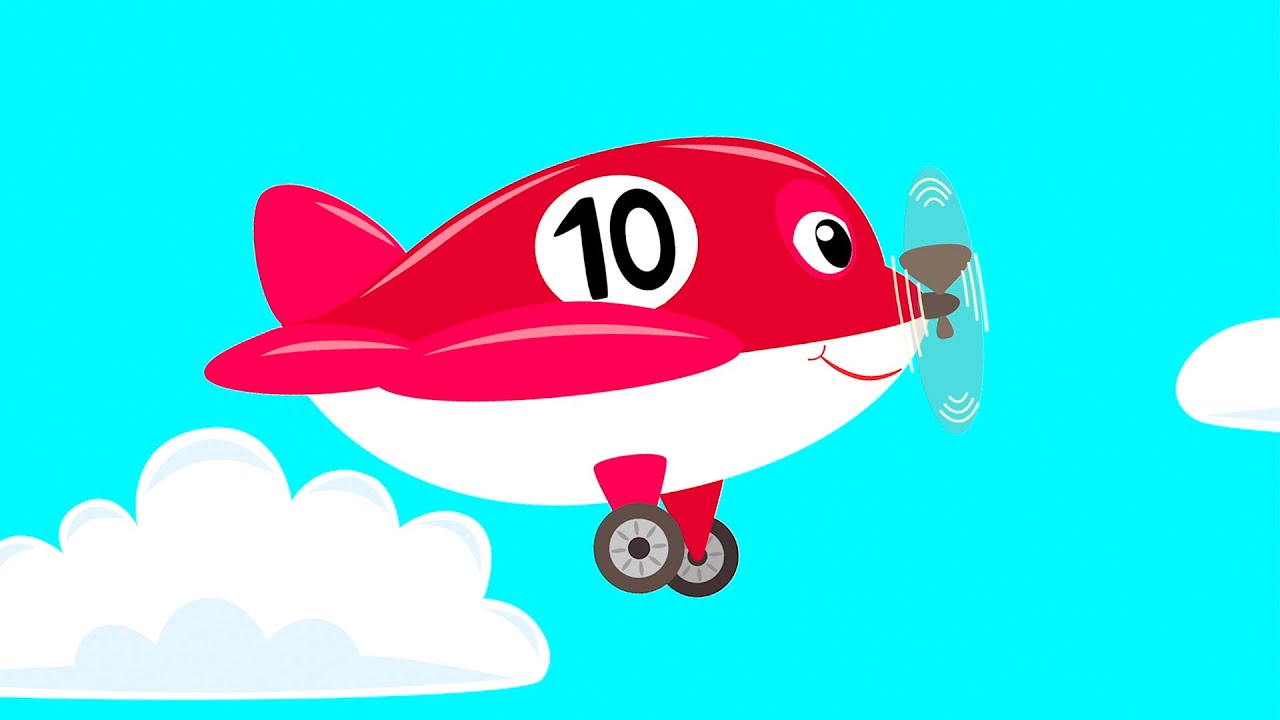 Diez avioncitos | Canciones infantiles | El gatito Kot&eacute;