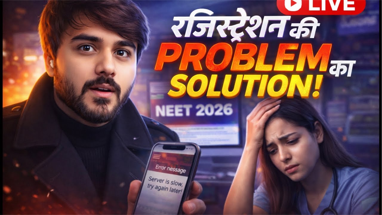 NEET 2026 Registration Problem? 😱 Server Error / OTP Issue – LIVE Solution Now #neet2026 #NTA #MBBS