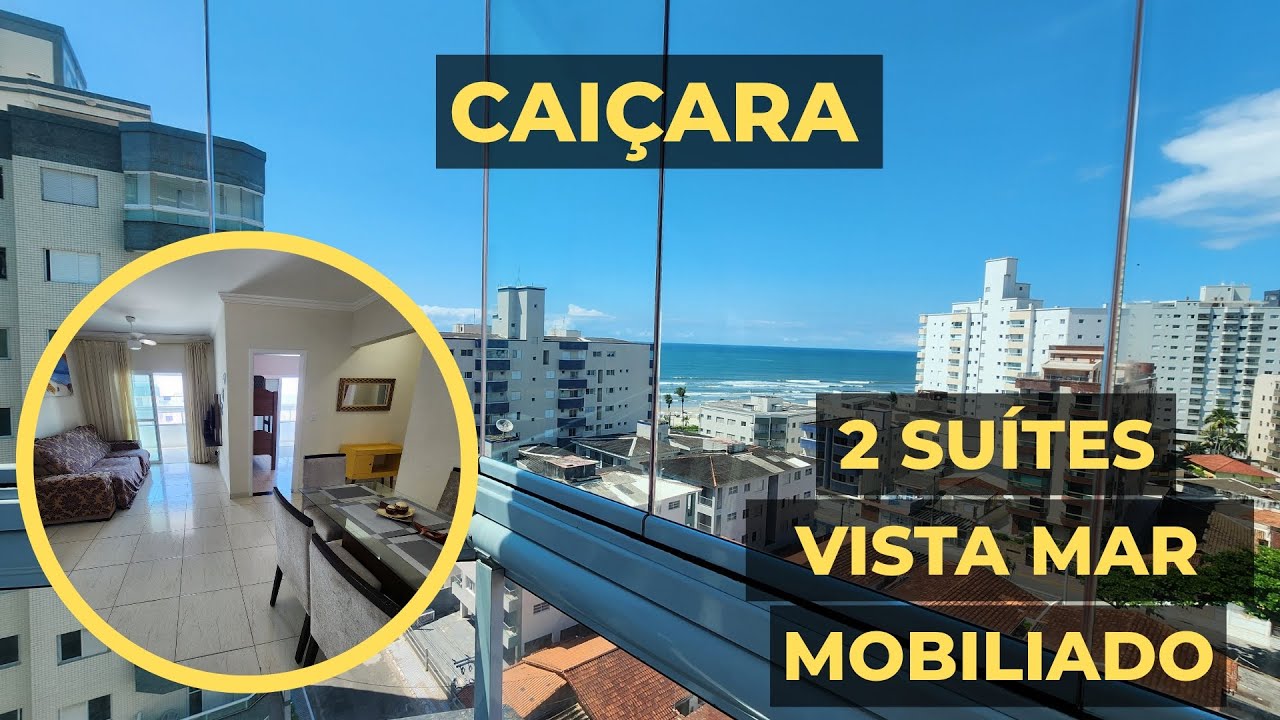 #6 APARTAMENTO 2 SUÍTES NA VILA CAIÇARA - PORTEIRA FECHADA - 1 QUADRA DO MAR - PRAIA GRANDE/SP