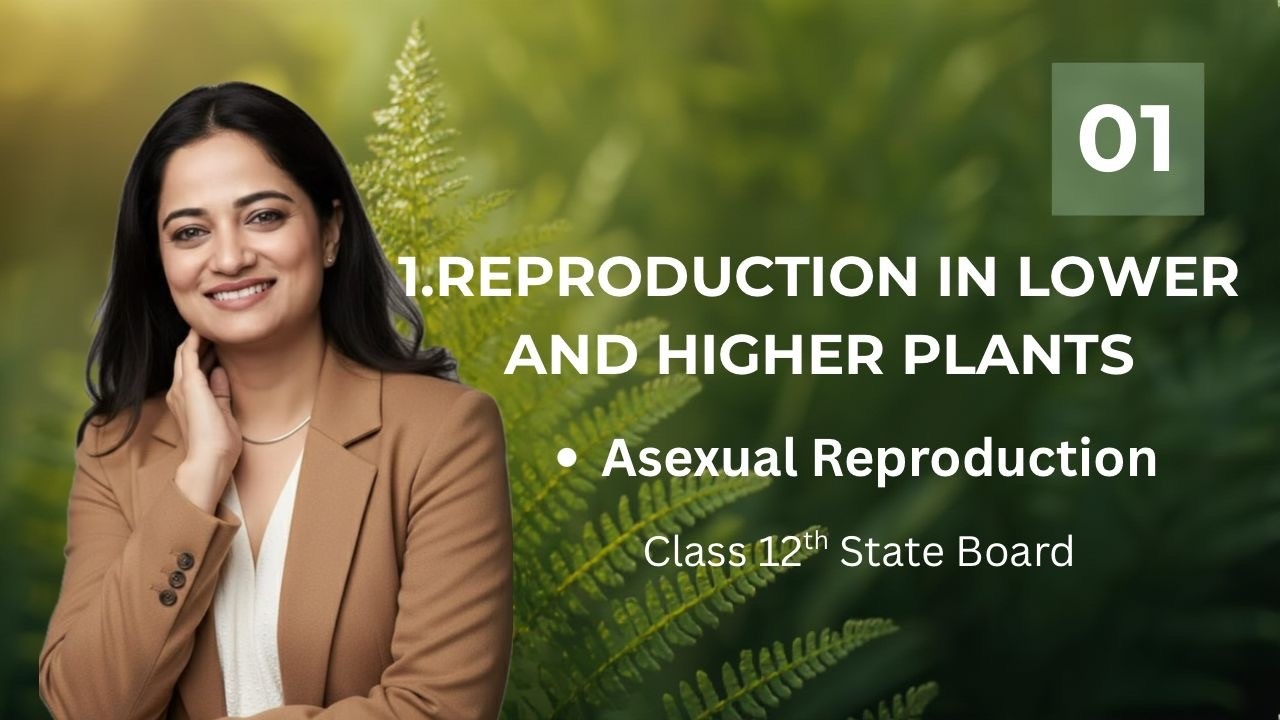 1.Reproduction in Lower and Higher Plants {Asexual Reproduction} I State Board I Class12th Biology