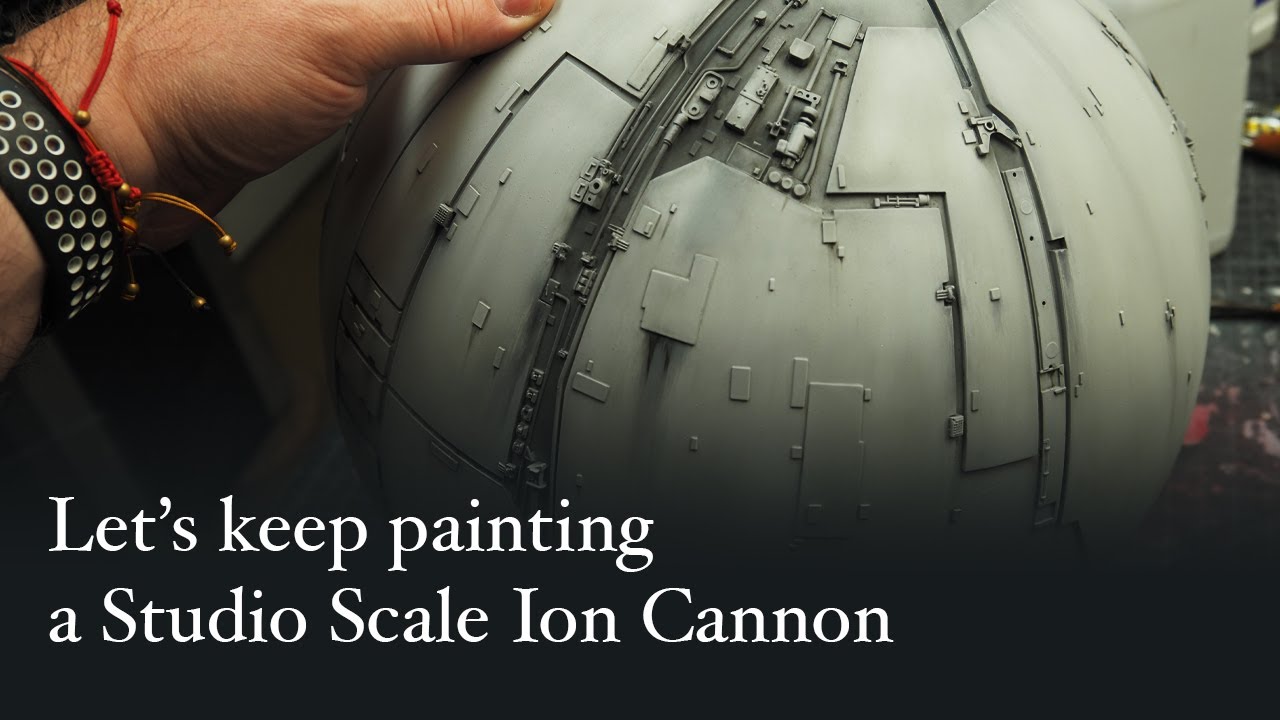 Studio Scale ILM replica Star Wars Ion Cannon ... paint continues!