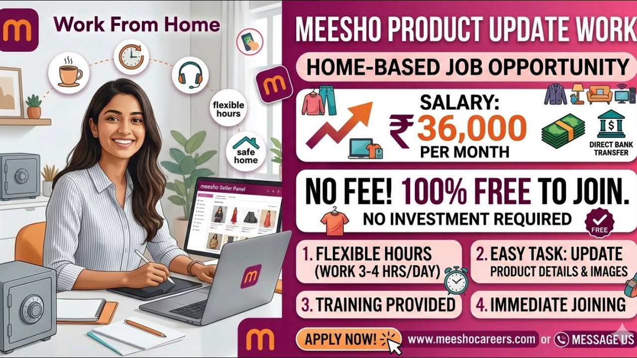 Meesho Work From Home Jobs 2026 | Syndigo | Online Jobs at Home For Students | New Job Vacancy 2026