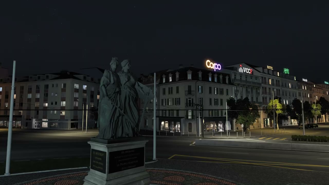 Night View | Euro Truck Simulator 2 | Cinematic Video #eurotrucksimulator2 #ets2